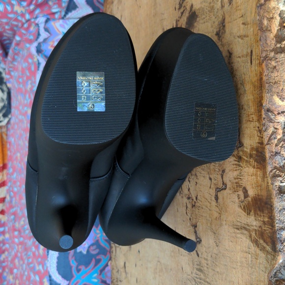 Pleaser Delight 1020 in Black *Real* Leather Size 9 - Picture 5 of 7